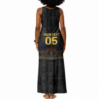 Custom Haiti Football 2026 Tank Maxi Dress Haiti Nan Mondyal