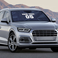Custom United States Soccer 2026 Auto Sun Shade USA Eagle Simple Style