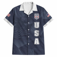 Custom United States Soccer 2026 Hawaiian Shirt USA Eagle Simple Style