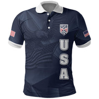 Custom United States Soccer 2026 Polo Shirt USA Eagle Simple Style