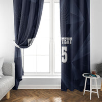 Custom United States Soccer 2026 Window Curtain USA Eagle Simple Style