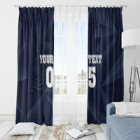 Custom United States Soccer 2026 Window Curtain USA Eagle Simple Style