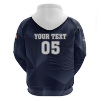 Custom United States Soccer 2026 Zip Hoodie USA Eagle Simple Style