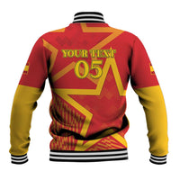 Custom Spain 2024 Football Baseball Jacket La Roja Reigns Supreme LT05 - Wonder Print Shop