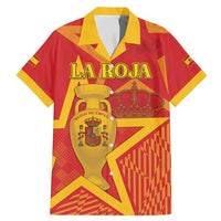 Custom Spain 2024 Football Family Matching Mermaid Dress and Hawaiian Shirt La Roja Reigns Supreme LT05 - Wonder Print Shop