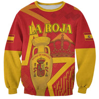 Custom Spain 2024 Football Sweatshirt La Roja Reigns Supreme LT05 - Wonder Print Shop