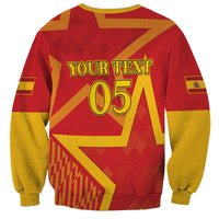 Custom Spain 2024 Football Sweatshirt La Roja Reigns Supreme LT05 - Wonder Print Shop