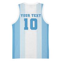 Custom Argentina Football GOAT 10 Basketball Jersey Worldwide Legend