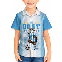 Custom Argentina Football GOAT 10 Hawaiian Shirt Worldwide Legend