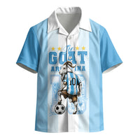 Custom Argentina Football GOAT 10 Kid Hawaiian Shirt Worldwide Legend