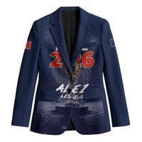 Custom World Football 2026 France Blazer Allez Les Bleus