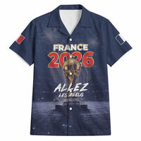 Custom World Football 2026 France Hawaiian Shirt Allez Les Bleus