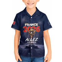 Custom World Football 2026 France Hawaiian Shirt Allez Les Bleus