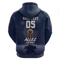 Custom World Football 2026 France Hoodie Allez Les Bleus