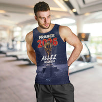 Custom World Football 2026 France Men Tank Top Allez Les Bleus