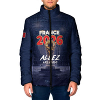 Custom World Football 2026 France Padded Jacket Allez Les Bleus