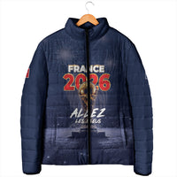 Custom World Football 2026 France Padded Jacket Allez Les Bleus