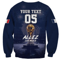 Custom World Football 2026 France Sweatshirt Allez Les Bleus