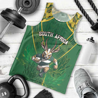 Custom South Africa Rugby 2024 Men Tank Top Go Bokke African Pattern LT05 - Wonder Print Shop