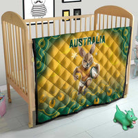 Australia Rugby 2024 Quilt Go Wallabies Aboriginal Pattern LT05 - Wonder Print Shop