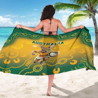 Australia Rugby 2024 Sarong Go Wallabies Aboriginal Pattern LT05 - Wonder Print Shop