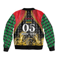 Custom St Kitts Nevis Cricket Patriots Bomber Jacket Road To Victory - Wonder Print Shop