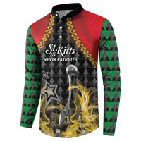 Custom St Kitts Nevis Cricket Patriots Button Sweatshirt Road To Victory - Wonder Print Shop
