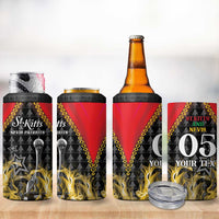 Custom St Kitts Nevis Cricket Patriots 4 in 1 Can Cooler Tumbler Road To Victory - Wonder Print Shop