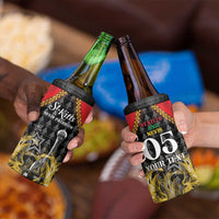 Custom St Kitts Nevis Cricket Patriots 4 in 1 Can Cooler Tumbler Road To Victory - Wonder Print Shop