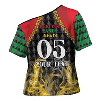 Custom St Kitts Nevis Cricket Patriots Cross Shoulder Shirt Road To Victory - Wonder Print Shop