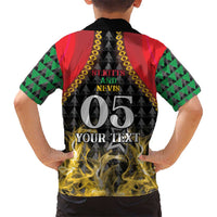 Custom St Kitts Nevis Cricket Patriots Kid Hawaiian Shirt Road To Victory - Wonder Print Shop