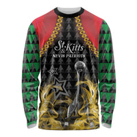 Custom St Kitts Nevis Cricket Patriots Long Sleeve Shirt Road To Victory - Wonder Print Shop