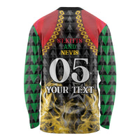 Custom St Kitts Nevis Cricket Patriots Long Sleeve Shirt Road To Victory - Wonder Print Shop