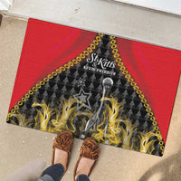 St Kitts Nevis Cricket Patriots Rubber Doormat Road To Victory - Wonder Print Shop