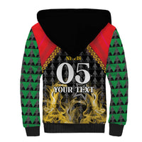 Custom St Kitts Nevis Cricket Patriots Sherpa Hoodie Road To Victory - Wonder Print Shop