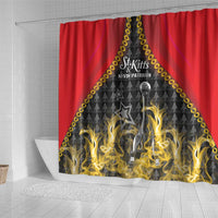 St Kitts Nevis Cricket Patriots Shower Curtain Road To Victory - Wonder Print Shop