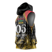 Custom St Kitts Nevis Cricket Patriots Sleeveless Hoodie Road To Victory - Wonder Print Shop
