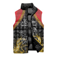 Custom St Kitts Nevis Cricket Patriots Sleeveless Puffer Jacket Road To Victory - Wonder Print Shop