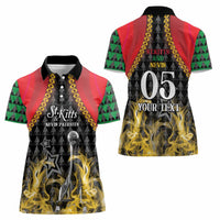 Custom St Kitts Nevis Cricket Patriots Women Polo Shirt Road To Victory - Wonder Print Shop