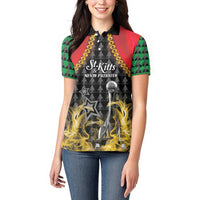 Custom St Kitts Nevis Cricket Patriots Women Polo Shirt Road To Victory - Wonder Print Shop