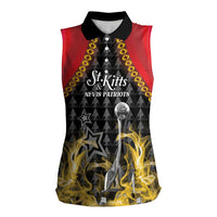 Custom St Kitts Nevis Cricket Patriots Women Sleeveless Polo Shirt Road To Victory - Wonder Print Shop