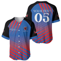 Custom Antigua and Barbuda Cricket Baseball Jersey Falcons Unstoppable - Wonder Print Shop