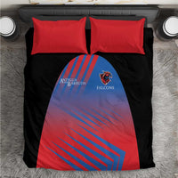 Antigua and Barbuda Cricket Bedding Set Falcons Unstoppable - Wonder Print Shop