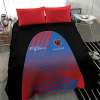 Antigua and Barbuda Cricket Bedding Set Falcons Unstoppable - Wonder Print Shop