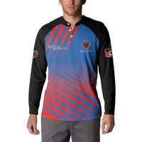 Custom Antigua and Barbuda Cricket Button Sweatshirt Falcons Unstoppable - Wonder Print Shop
