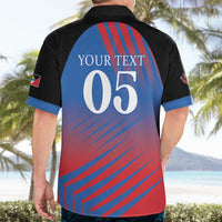 Custom Antigua and Barbuda Cricket Hawaiian Shirt Falcons Unstoppable - Wonder Print Shop