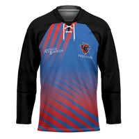 Custom Antigua and Barbuda Cricket Hockey Jersey Falcons Unstoppable - Wonder Print Shop