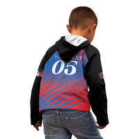 Custom Antigua and Barbuda Cricket Kid Hoodie Falcons Unstoppable - Wonder Print Shop