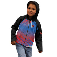 Custom Antigua and Barbuda Cricket Kid Hoodie Falcons Unstoppable - Wonder Print Shop