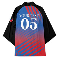 Custom Antigua and Barbuda Cricket Kimono Falcons Unstoppable - Wonder Print Shop